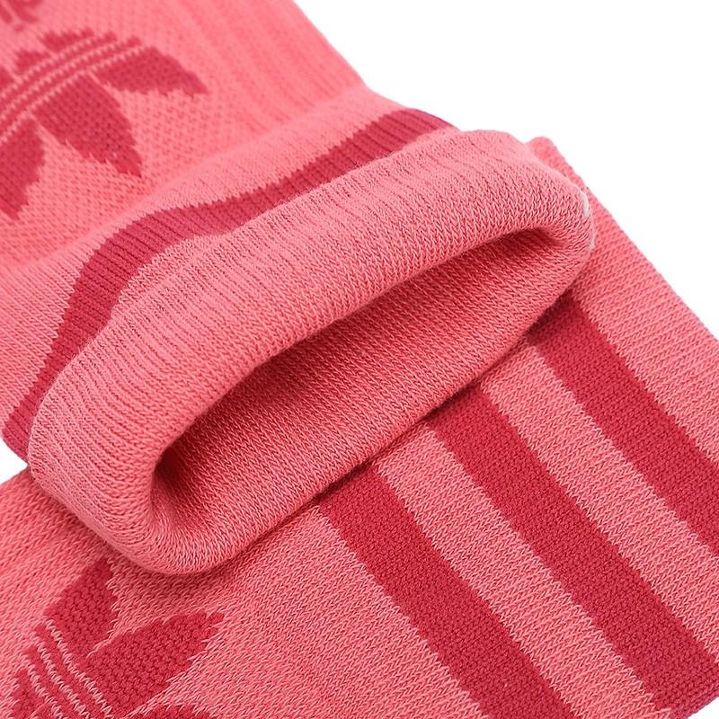 adidas Originals Crew Socks All Unisex 3 Pack Rose Red/Purple/White Couple's GN3080