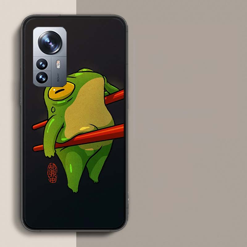 Cute Mouse Axolotl Frog Wizard Phone Case For Redmi Note 13 Pro Plus 14 Pro+ 12S 12 11S 11T 11E 11 10S 10 9S 9 Xiaomi Capa TPU