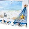 Photo Frame Shell Poster Display Vintage Style Tabletop for Holiday Indoor Birthday