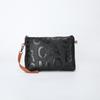 Hot-selling women's envelope clutch bag, new letter-embossed soft fabric