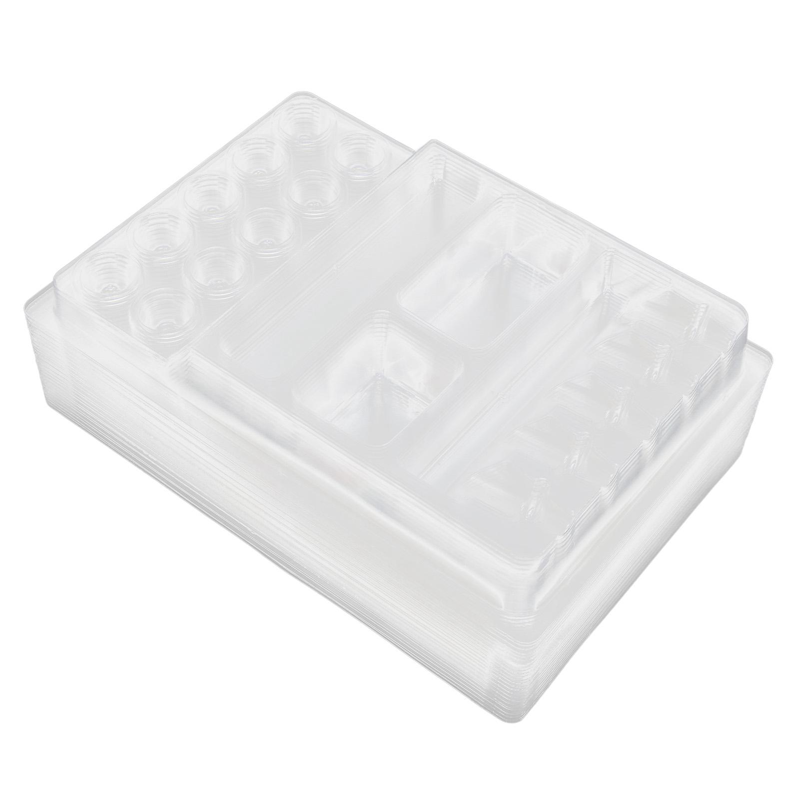 

25pcs Disposable Tattoo Ink Cup Tray Professional Plastic Tattoo Cartridge Needle Pigment Holder