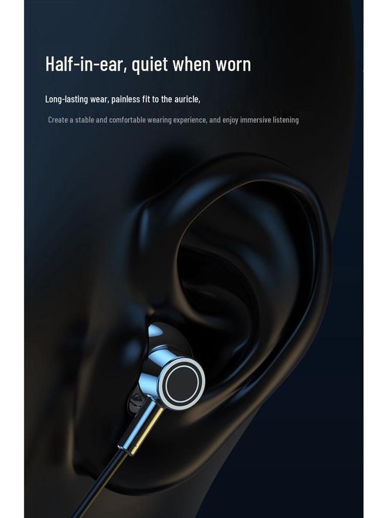 Premium Bluetooth Neck-Hanging Headset with Color Display for Streaming and Sports - Long Battery Life