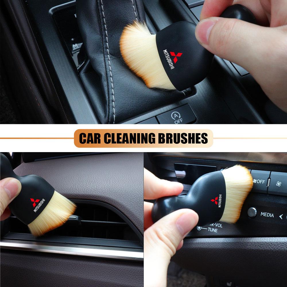 Car Badge Interior Cleaning Detailing Brush Auto Accessories For Mitsubishi Ralliart Galant Lancer Outlander ASX Competition EX RO4