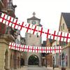 10m/ 32.8ft England Flaggenkette Feiertagsdekoration Hängeflagge Zugflagge