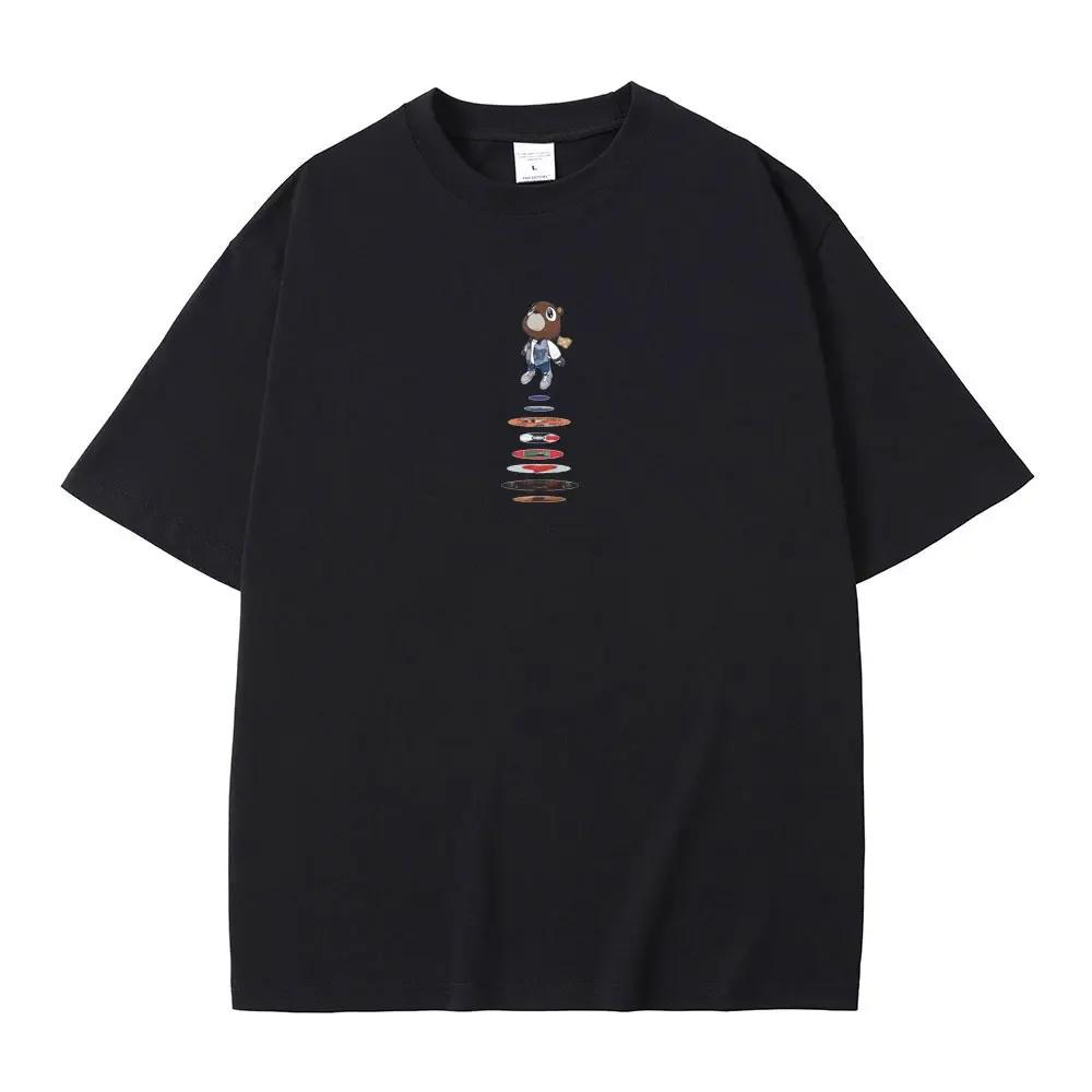 Best Famous Kanye West The College Dropout Graphics Tshirt Men Women's Hip Hop Rap Vintage T-shirts Male Casual Oversize T Shirt