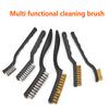 Steel Wire Brush and Brass Wire Brush Gas Stove Cleaning Brushes Kitchen Tool Metal Fiber Brushes Iron Brush Home Cleaning Tools