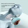 Electric Neck Pulse Massage Pillow Neck Shoulder Stretcher Relaxer Cervical Traction Device Heating Therapy for Pain Relief