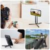 Foldable Aluminum Phone Holder Tripod For Handfree Photography Live Streaming Stable Magnetic Mount