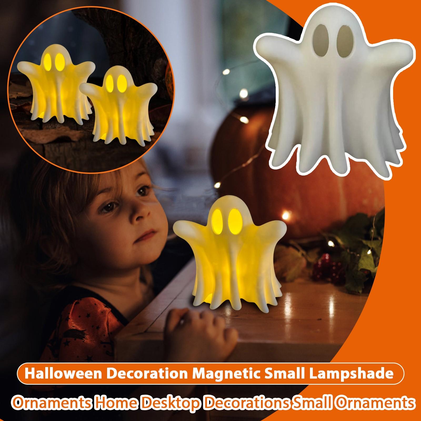 

Хэллоуин Украшение Магнитные Маленькие Абажуры Украшения Домашние Настольные Украшения Маленькие Украшения One Size белый