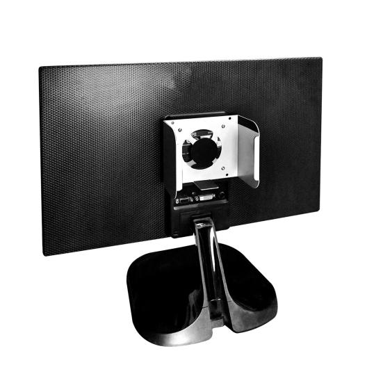Mini 4 Bracket Wall Mount under Desk Mini 4 Holder with Anti-Slip Padding Behind The Monitor Holder for Mac Mini4