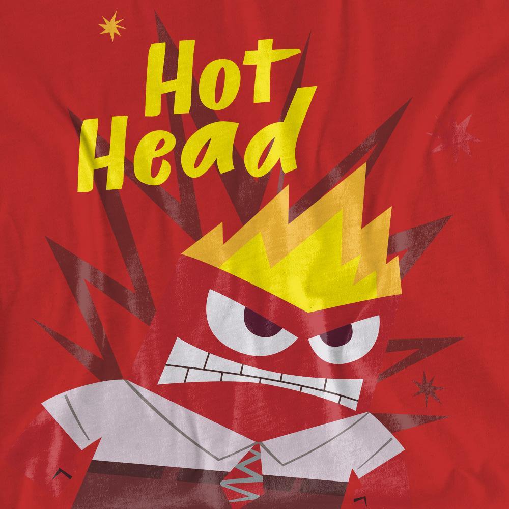 Inside Out Womens/Ladies Anger T-Shirt