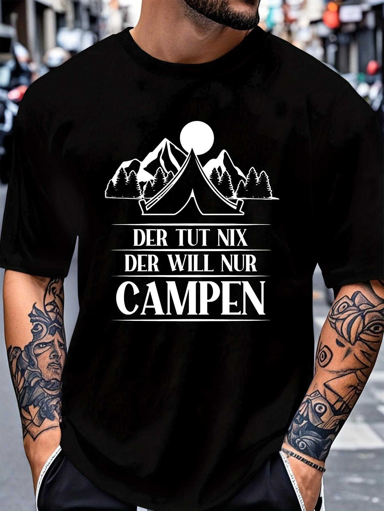 T-Shirt y2k Fun German T Red M
