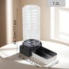 Large Capacity Stable Leak-free Plastic Stainless Steel Pet Water Dispenser For Cats And Dogs