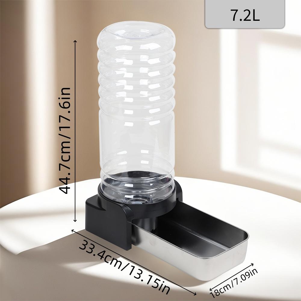 Large Capacity Stable Leak-free Plastic Stainless Steel Pet Water Dispenser For Cats And Dogs