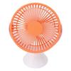 3 Speed Desktop Table Top Fan Hanging Stand Dual Use USB 360 degrees  Rotation Camping Tent Ceiling Fan 1500mAh Orange