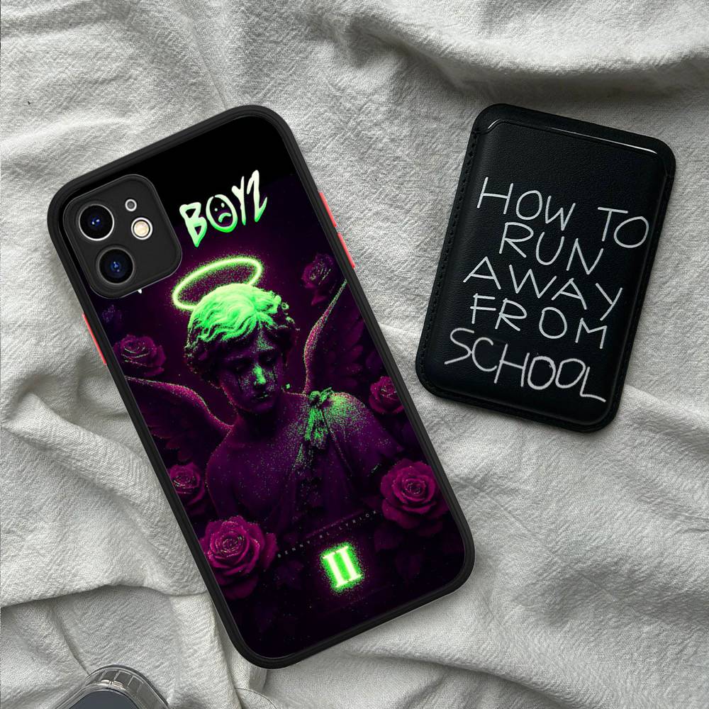 Junior H SAD BOYZ 4 LIFE Phone Case For IPhone 16 15 14 X XR XS 7 8 Plus 11 12 13 Pro MAX 13mini Matte Shockproof Case