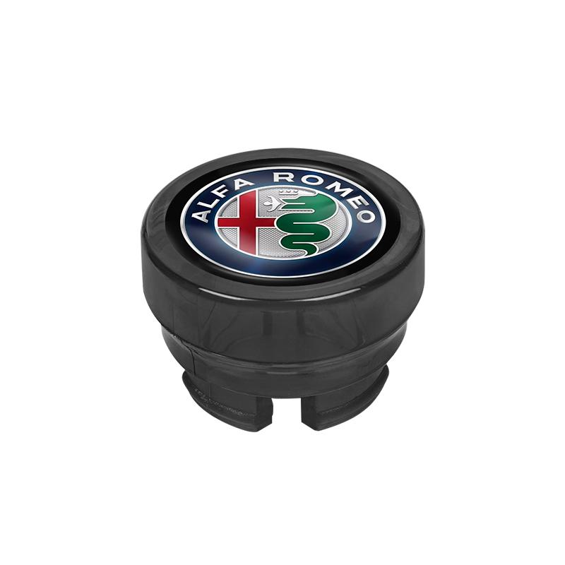 

2026 Hot Sticker Car Cigarette Lighter Dust Cap Power Port Dustproof Cover Plug For Alfa Romeo 156 159 147 4C 8C 166 Giulia Giul чёрный