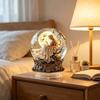Decorative Acrylic Spheres Moon Star/Fairy Crystal Ball Ornament, Sphere for Bedroom Living Starry Sky Gifts Room Desk Decor, Exquisite Decoration