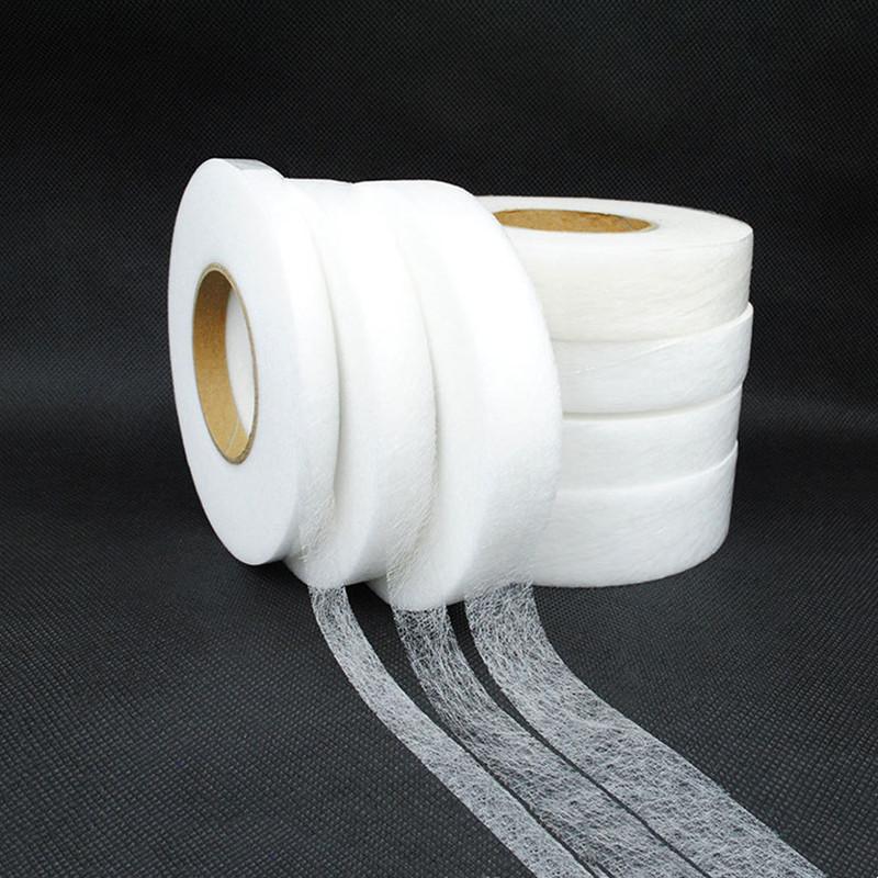 1 Roll 70 Yards Double-sided Interlining Adhesive Fabric Clothes Iron On Hem Tape Interlining Web DIY Sewing Patchwork Acces