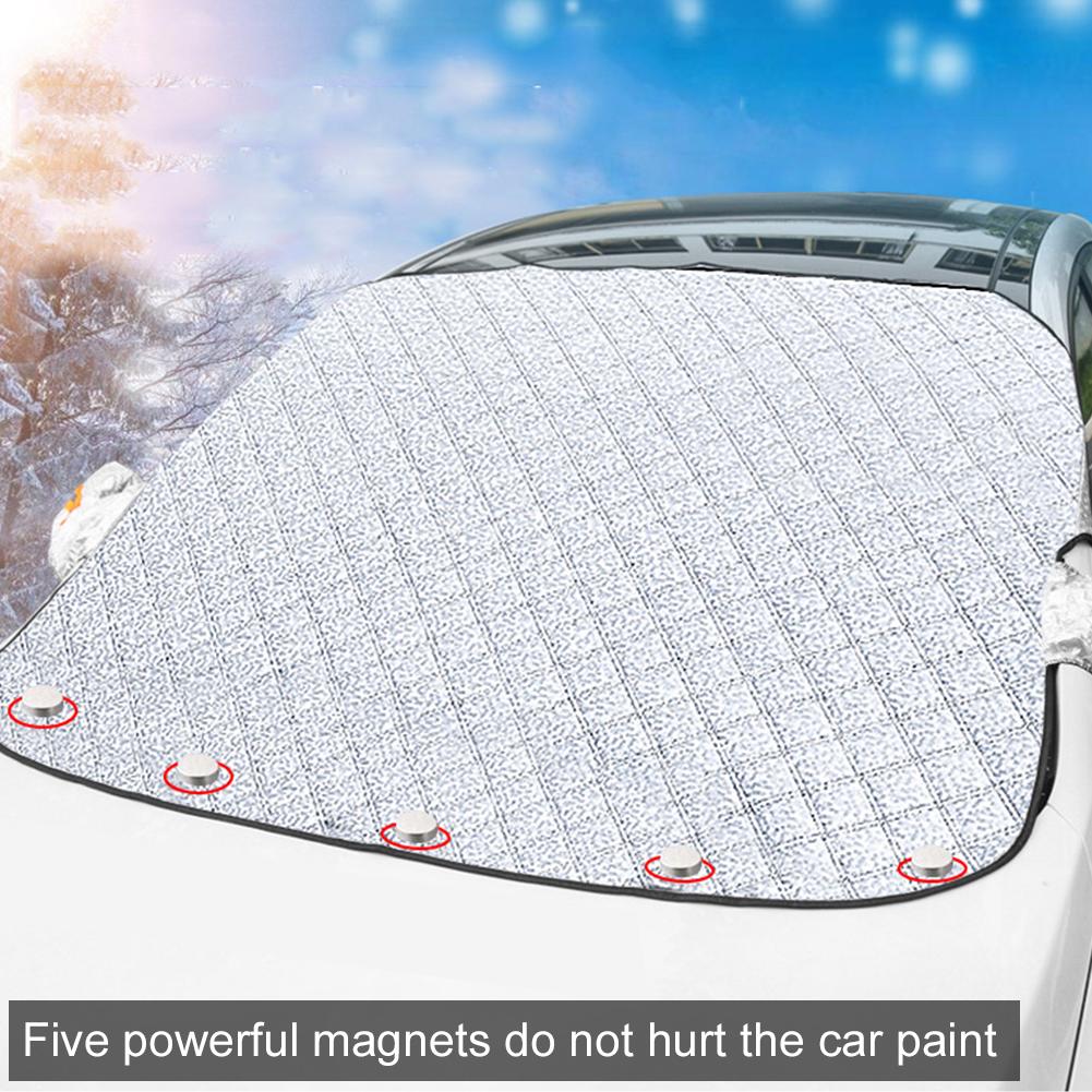Truck Windscreen Thickened Windshield Sun Shade Magnetic Front Window Sun Blocker Windscreen Protection Parasol Car Accessories