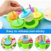 Ice Cream Mold 7 Hole Ice Cream Diy Mold Children's Popsicle Mold Food Filled Plastic Ice Tray Popsicle Mold Fruit Smoothie
