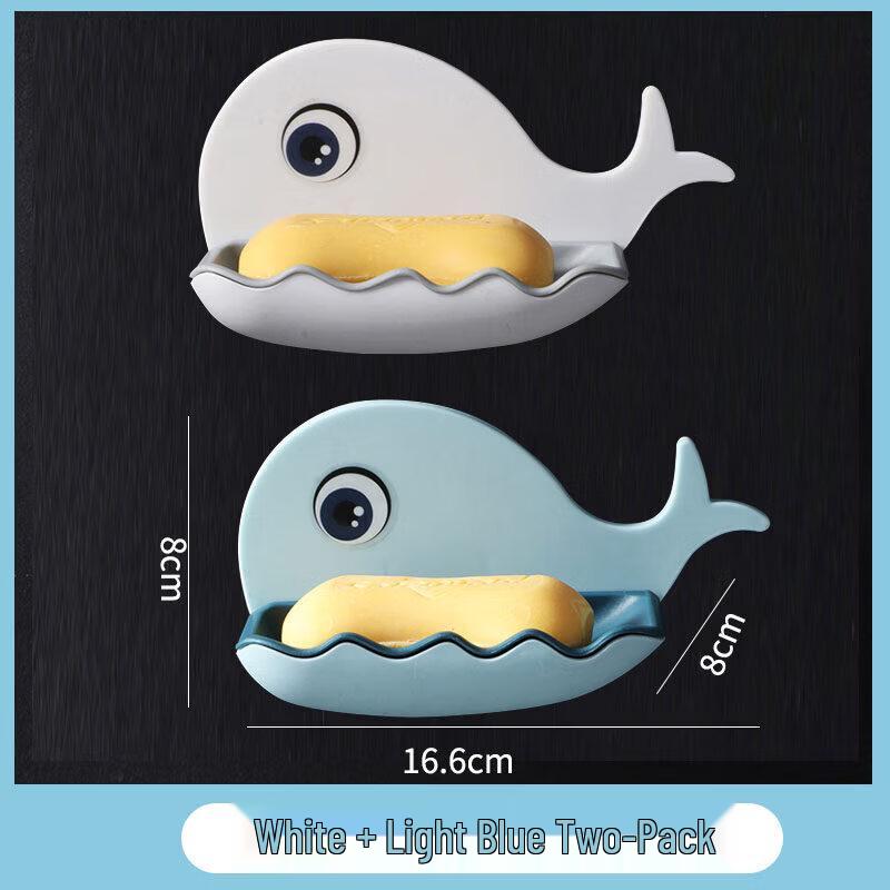LIEI Cartoon Double-Layer Suction Cup Soap Dish