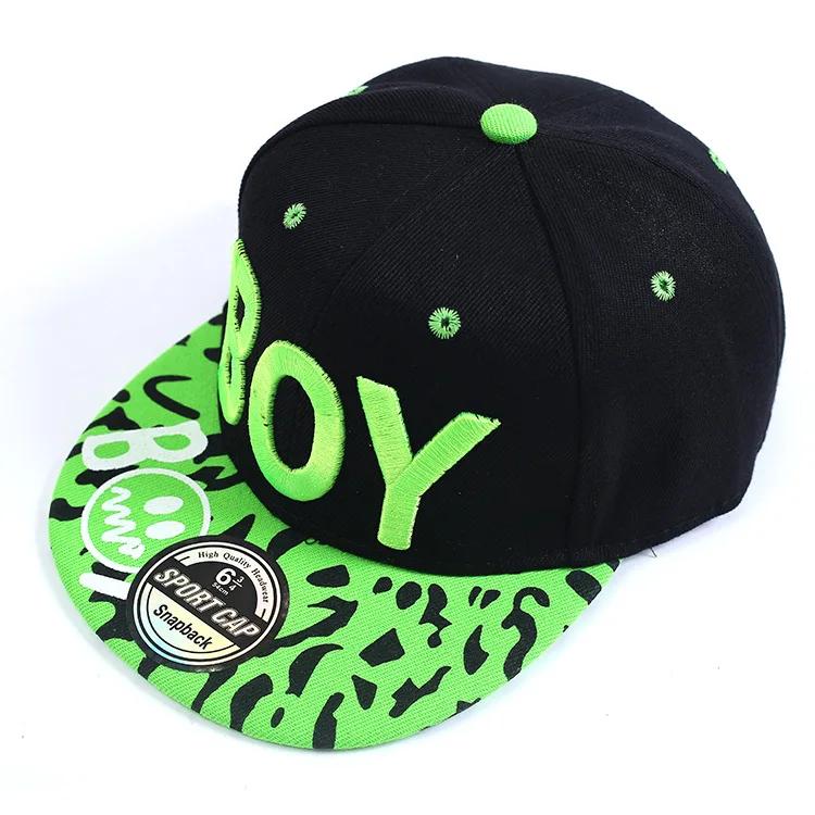 Unisex Kinderen Geborduurde Hip Hop Snapback Pet Baby Platte Trucker Baseball Zon Hoed Voor Meisjes En Jongens Danskleding Accessoire