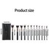 12 Pieces Creative Makeup Brush Set Portable Cosmetic Brushes For Cosmetology Students Travel Face And Eye Brushes