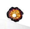 Qinglian Lotus Leaf Brooch High-End Femininity Enamel Pearl Brooch Niche Design Pin Accessories