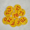 100 Pieces Sauna Key Tag Wristband Flexible Locker Number Coil Keychain Stretchable Wrist with