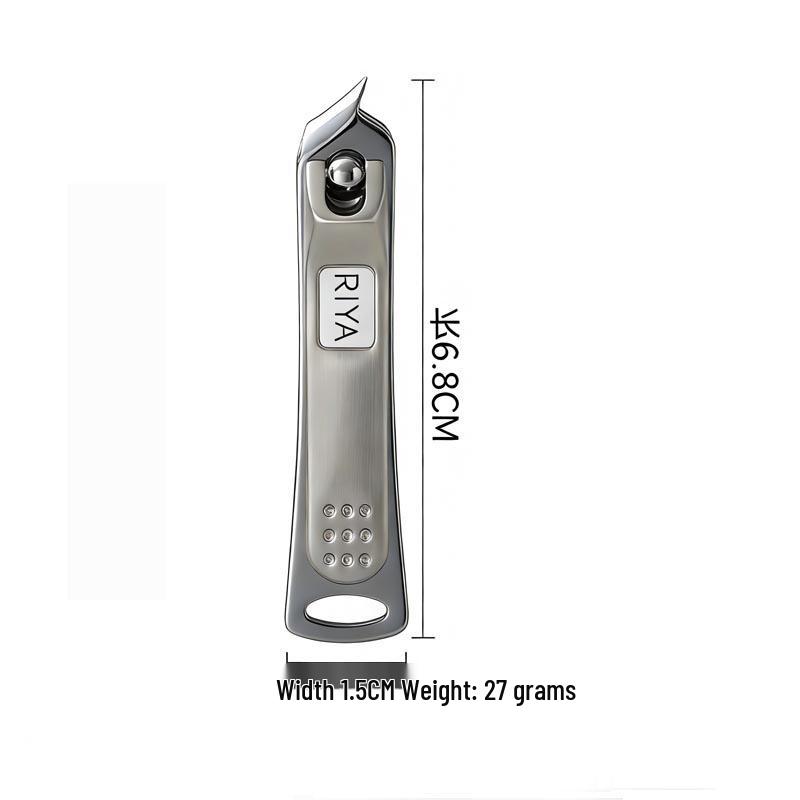 RIYA Three-Piece Stainless Steel Nail Clipper Set - Customizable Manicure & Pedicure Tools
