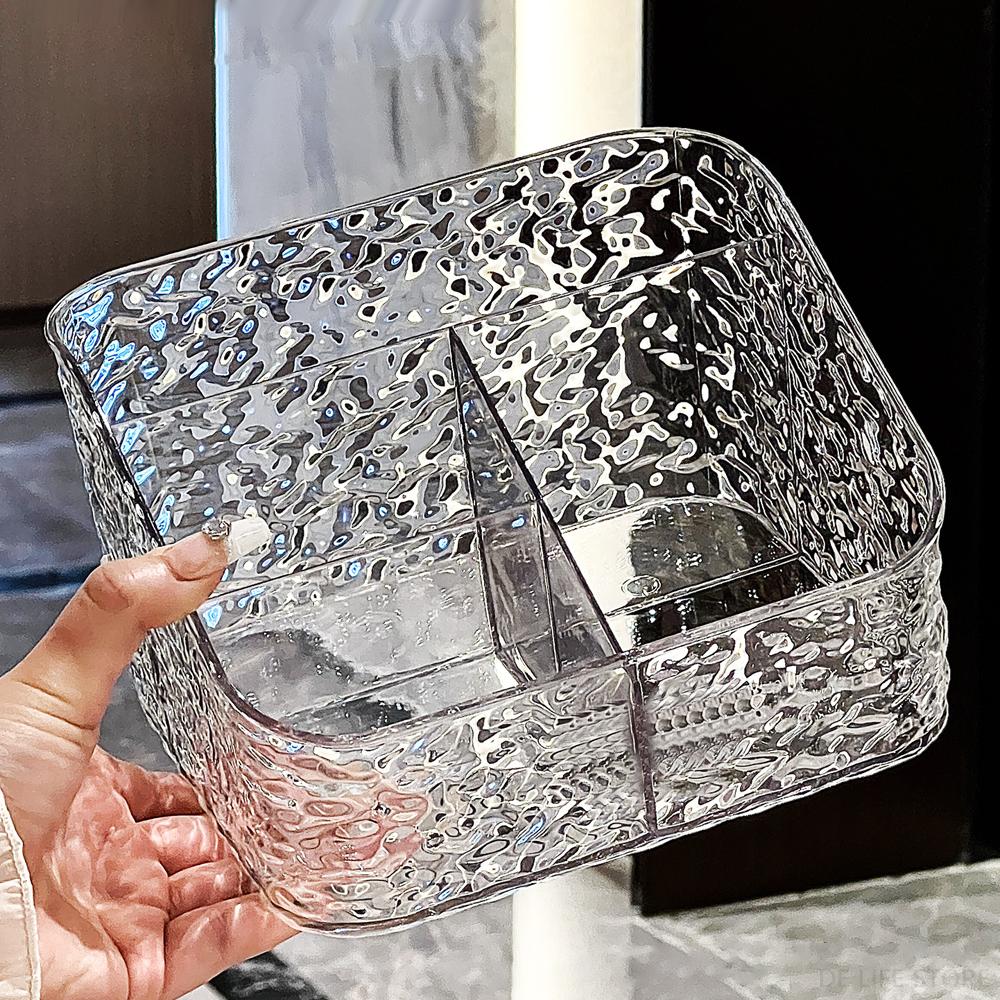 Remote Control Organizer Transparent Acrylic Storage Box TV Remote Control Holder  Table Organizer Boxes For Living Room Bedroom