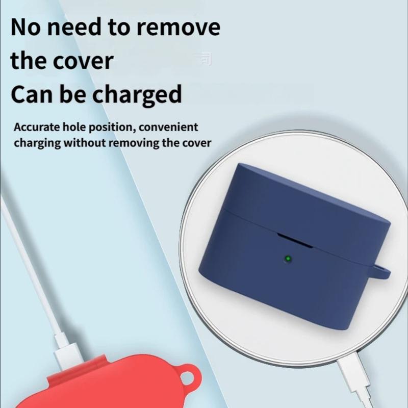 Soft Silicone Protective Cover Shockproof Dustproof for WF-1000XM6 Charging Case