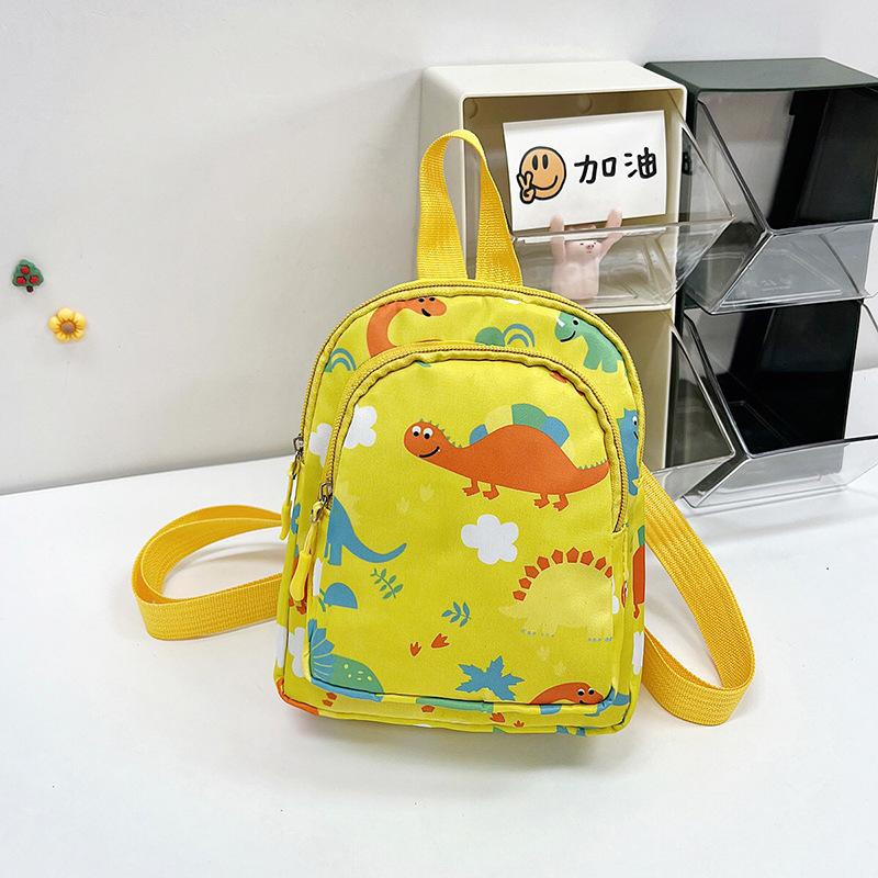 Plecak dziecięcy nowy niemowlęcy nadruk kreskówkowy modna torba podróżna dla dzieci rekreacja mały plecak torba z dinozaurem
