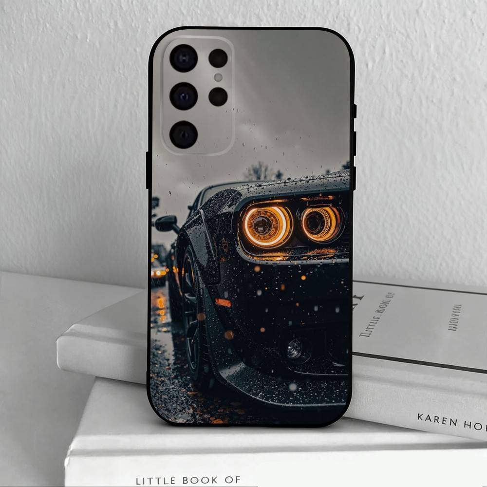 C-COOL Off-Road C-Car Phone Case For Samsung S25,24,23,22,30,21,10,9,Ultra,Plus,Lite,FE,4,5 G Soft Black Case Samsung S24Plus