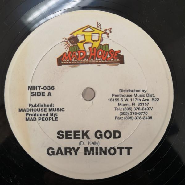 

12inch Record GARY MINOTT - Seek God MHT036 Mad House US Reggae, Ska & Dub Used