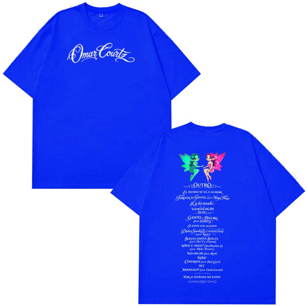 Rapper Omar Courtz Fashion Print Tees Men Women Casual Hiphop Vintage Tshirts Shortsleeved Cotton Aesthetic Trendy Tshirts