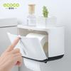 Bathroom Tissue Box Toilet Storage Toilet Paper Holder Tissue Dispenser Toilet Paper Box Wall-Mounted Waterproof Roll Paper Holder