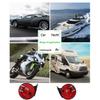 Montáž dvoutónového klaksonu automobilu a motocyklu Malý šnečí klakson klakson elektrického auta