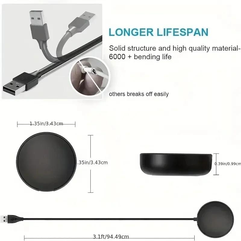Watch Wireless Charger For Samsung Galaxy Watch 7 8 Pro Active 2 Portable USB Type C PD Cable Fast Charging Dock Station