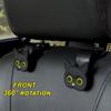 2Pcs Cartoon Cat Car Seat Headrest Hooks Multi-function Front Seat Headrest Organizer  Universal
