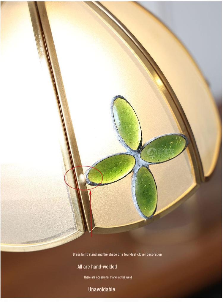 Handcrafted Japanese-Style Vintage Stained Glass Bedside & Restaurant Chandelier
