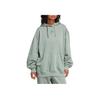 Adidas Originals Essentials Skin-Friendly Comfortable Hooded Sweatshirt Women Sweatshirt Silver-Green JJ3474