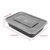 10 Pcs Microwavable Food Meal Storage Containers Reusable Lunch Boxes Bento Box
