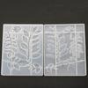 Diy Crystal Glue Mold Rose Flower Leaf Mirror Handmade Silicone Mold