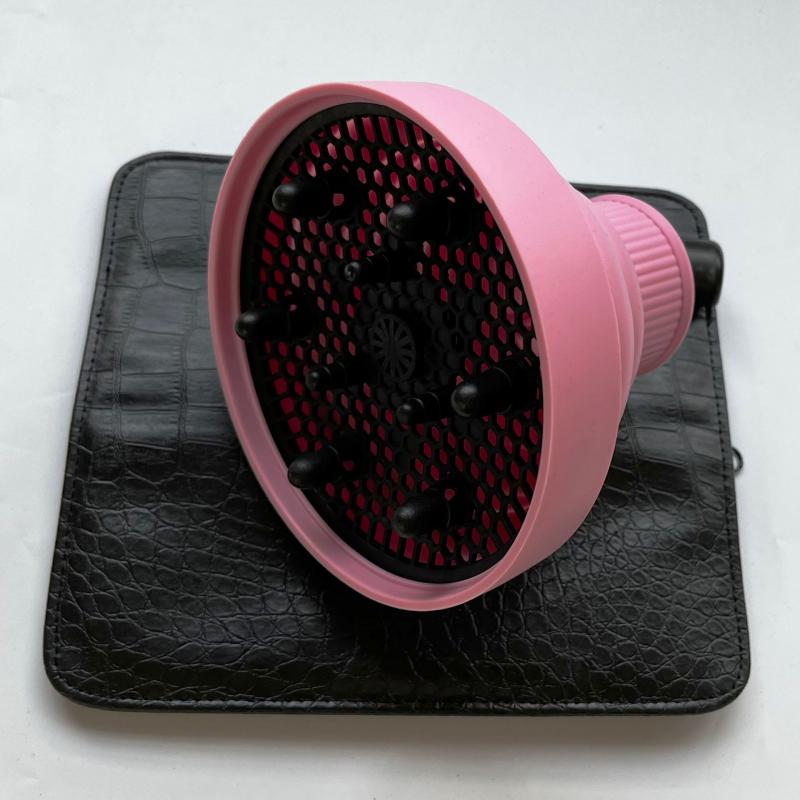 Silicone Foldable Hair Dryer Diffuser Cover Temperature Resistant Silicone Hair Styling Tool Special For Real Hair Wigs