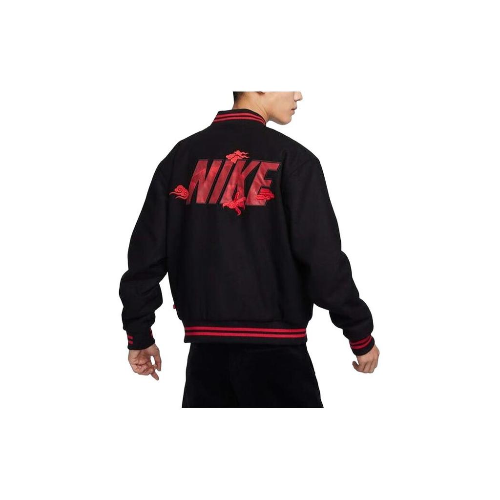 New Nike CNY Jackets & Coats Men's Black FZ6372-010