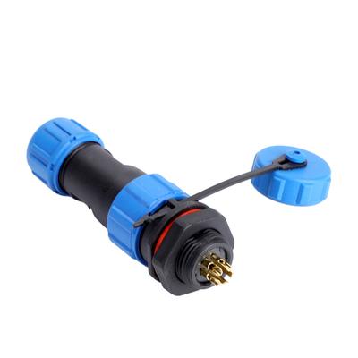 IP68 SP13 2Pin 3Pin 4Pin 5Pin 6Pin 7Pin 9Pin Waterproof Plastic Plug Socket Connector
