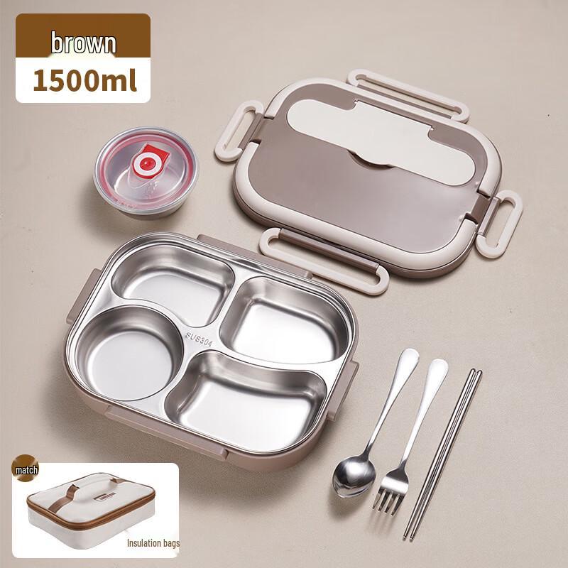 Portable Divided Microwave Lunch Box Set