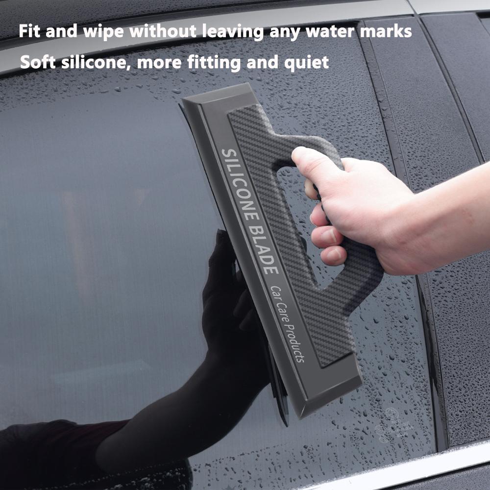 Car Window Squeegee Scratch-Free Durable Car Ice Scraper Snow Removal Shovel Windshield Glass Defrost Automotive Accessories